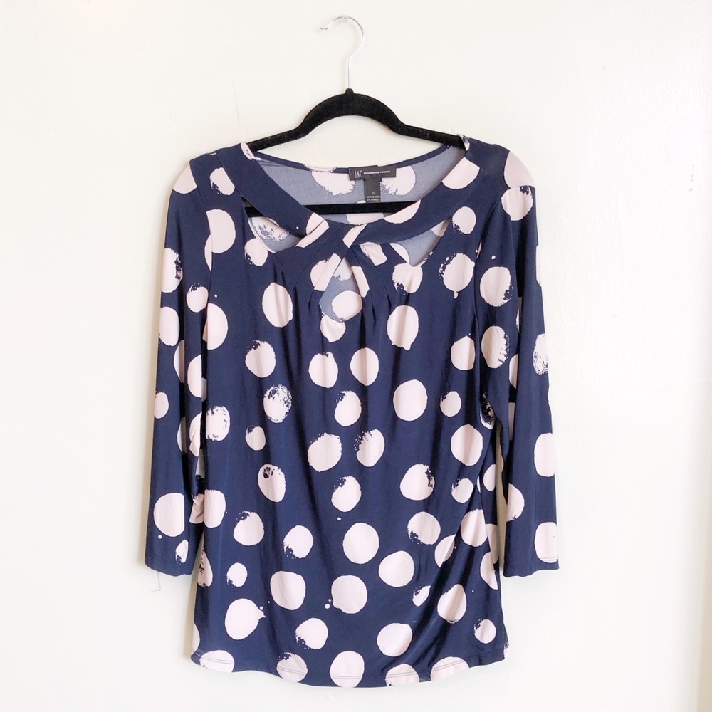 I•N•C | Dot Blouse